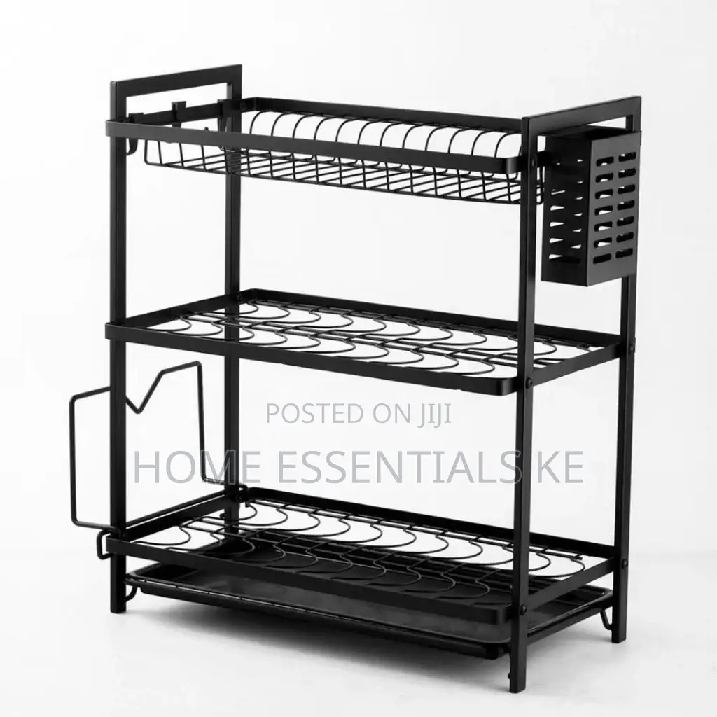 NEW ARRIVAL;3tier Metallic Dish Rack