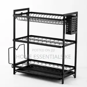 NEW ARRIVAL;3tier Metallic Dish Rack