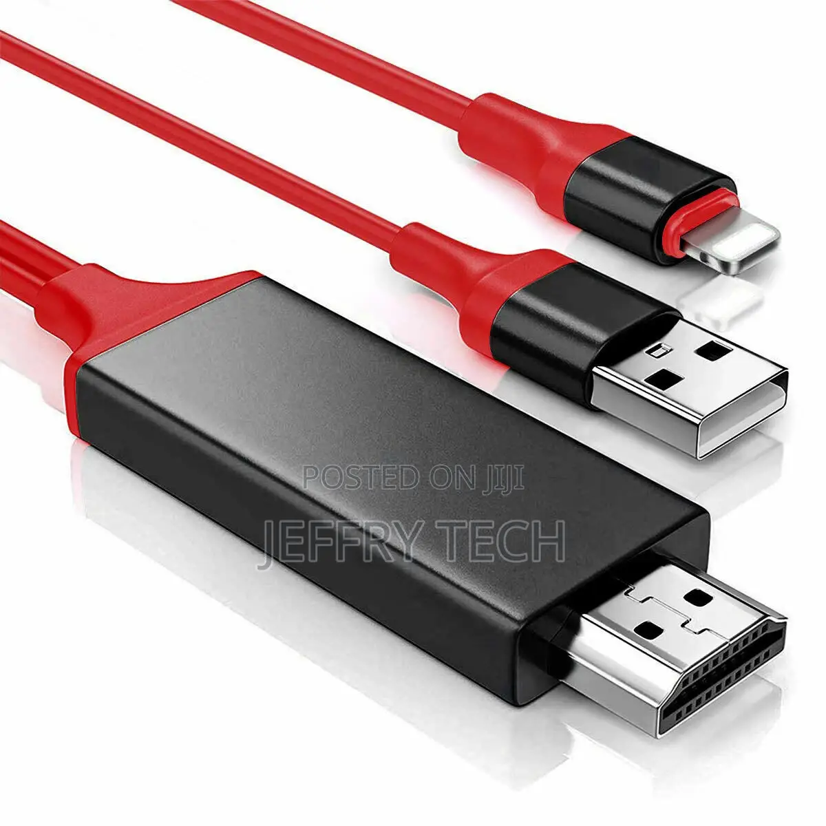 HDMI Mirror Cable Phone to TV Adapter for iPhone 6 7 8p 11 1