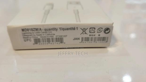 OEM Original Genuine Apple iPhone Charger Cable 6 7 8 11 12 - thumbnail 2