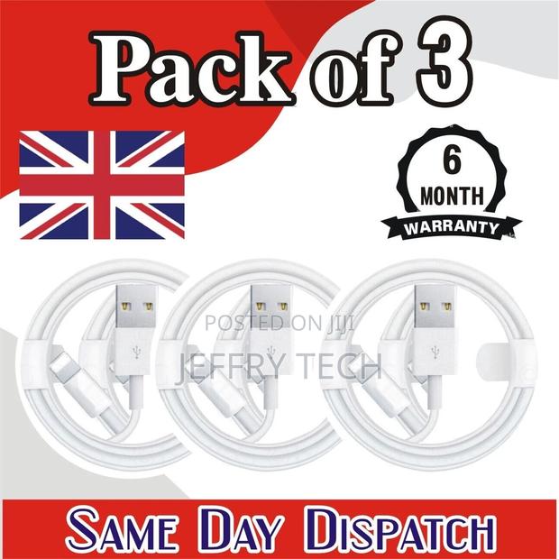 3 Pack Apple Long Cable Lead USB iPhone Charger Fast for 567 - main view
