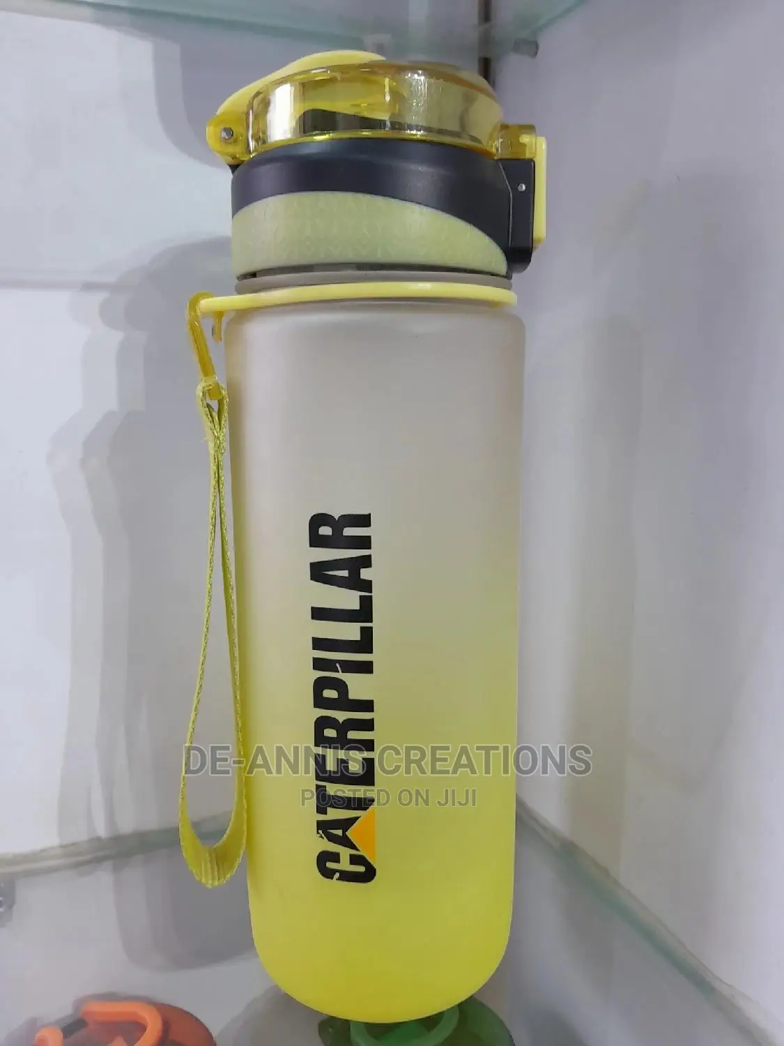Yellow Plastic Bottle  