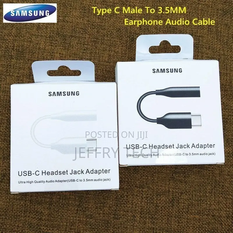 Samsung USB Type C Headset Jack Adapter to 3.5mm Audio Aux H