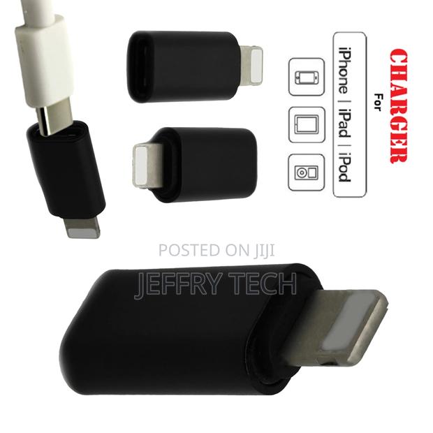 For iPhone 14 13 12 11 X to USB C Adapter Type C Female Char - main view