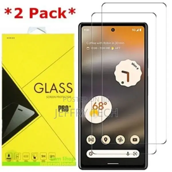 2 Premium Tempered Glass Screen Protector Google Pixel 6a