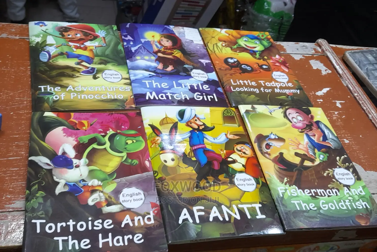 6pcs English Bedtime Story Books for Kids Ages 3 Yrs