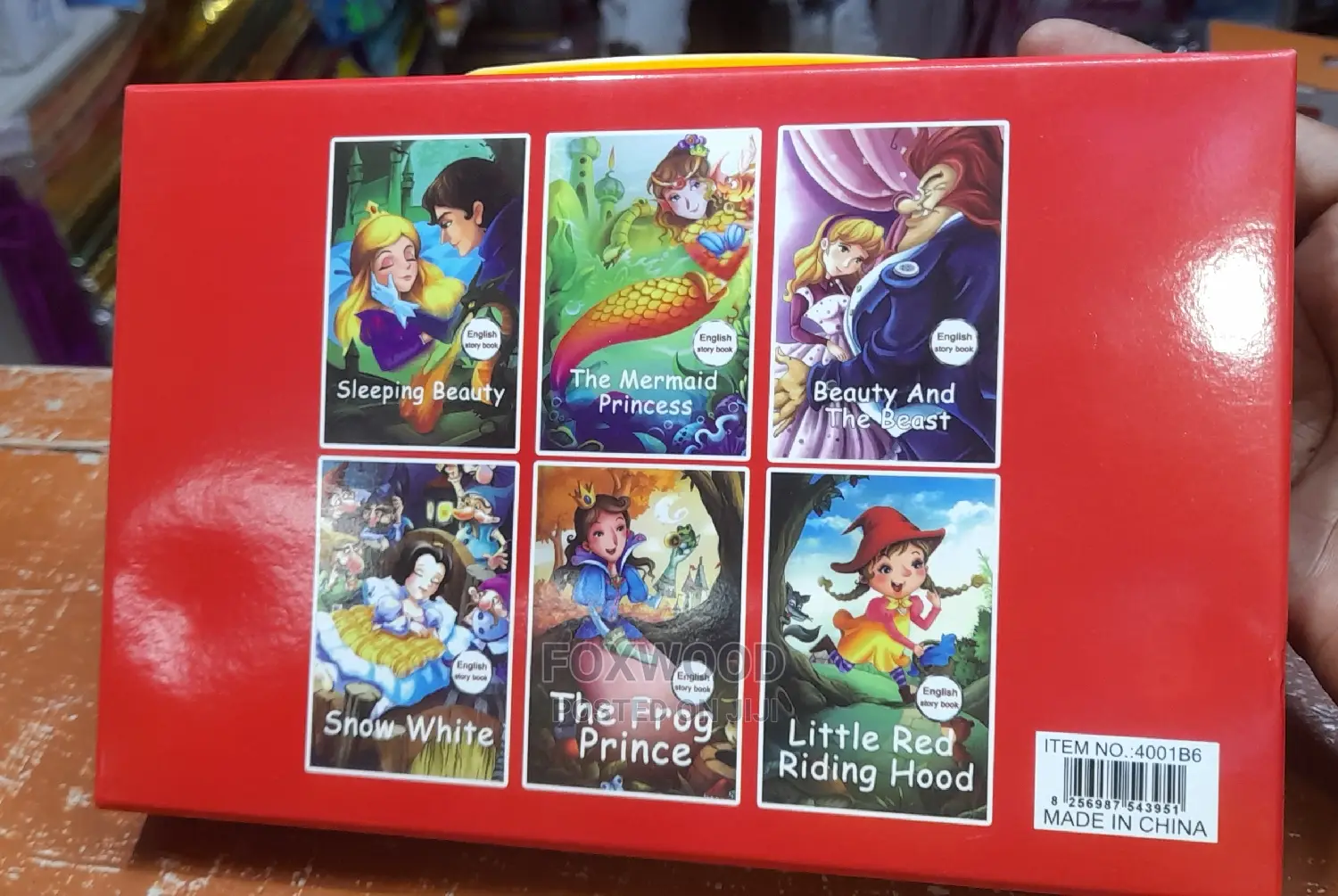 6pcs English Bedtime Story Books for Kids Ages 3 Yrs