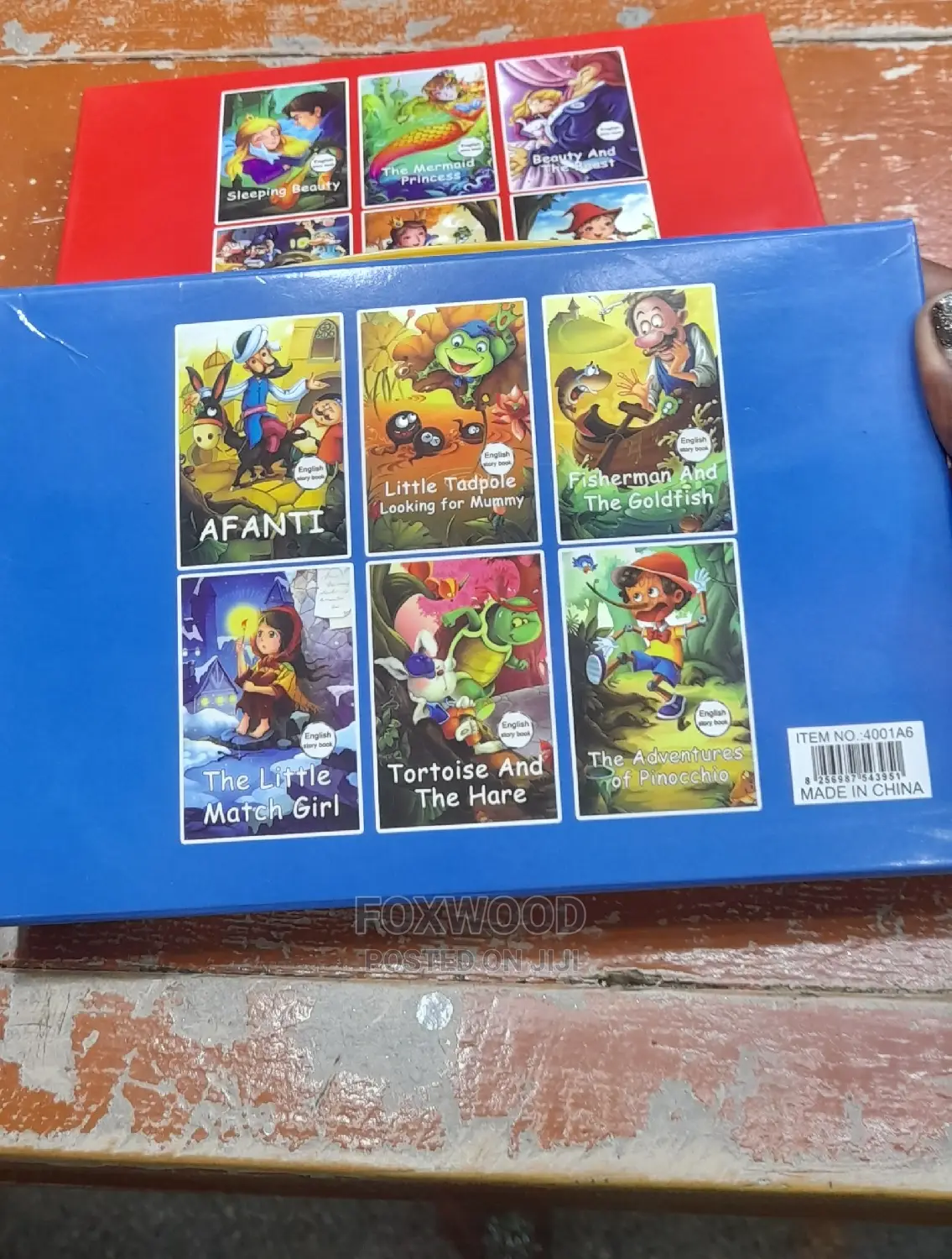 6pcs English Bedtime Story Books for Kids Ages 3 Yrs