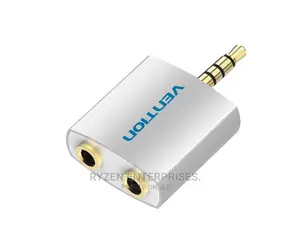 Vention 4 Pole 3.5mm Male to 2*3.5mm Female Converter