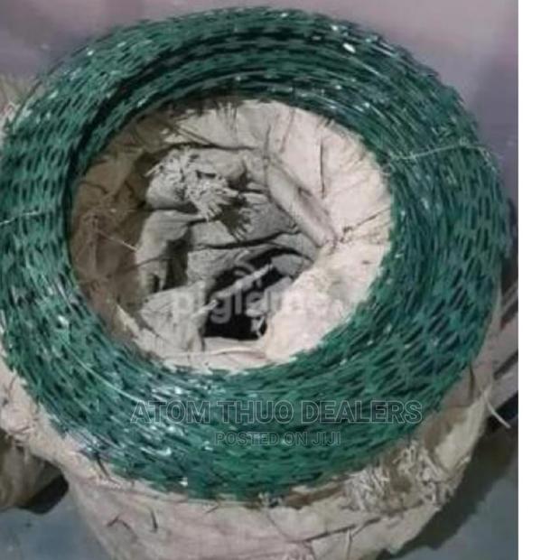 Green Razor Wire Galvanized 10 Mm Razor Wire 
