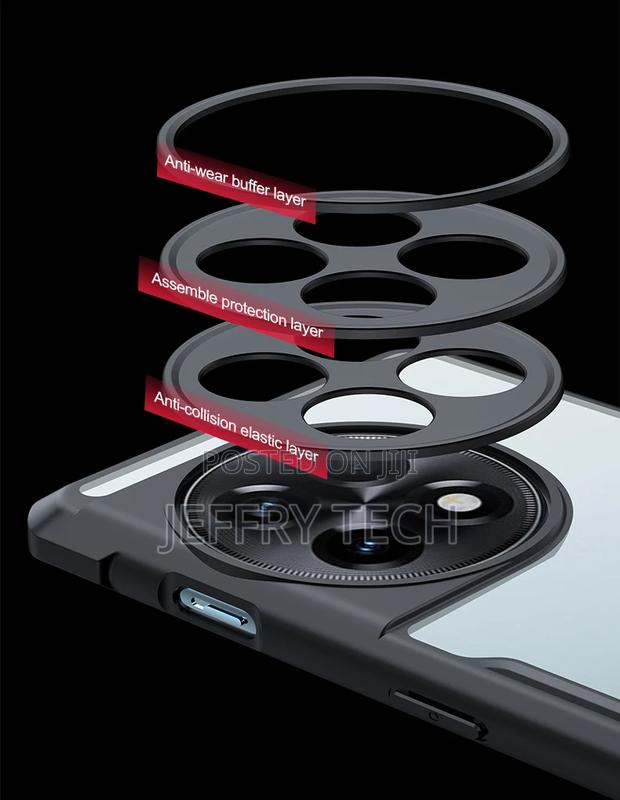 Shockproof Case for Oneplus 11R, Transparent Anti-Fingerprin - thumbnail 3