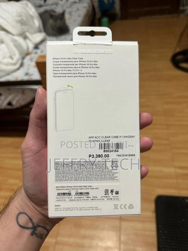 Authentic Apple Clear Magsafe Case for iPhone 14 Pro Max - thumbnail 3