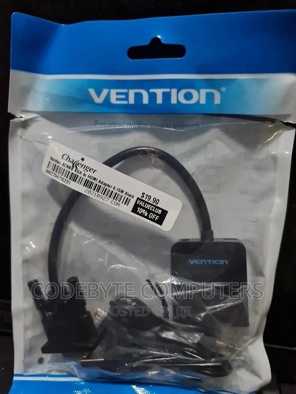 Vention VGA to HDMI Converter With Female Micro USB - main view