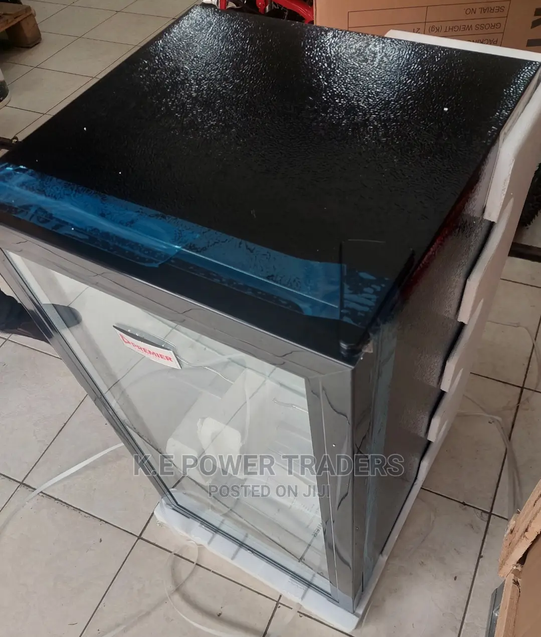 Sealed Quality Glass Door Fridge 85 L
