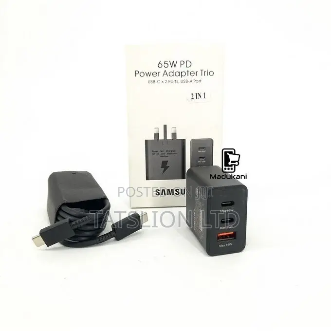Samsung 65W 25W 15W Trio USB Type C Pd Super Fast Charger