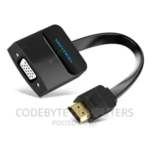 Vention Flat HDMI to VGA Converter With Female Micro USB