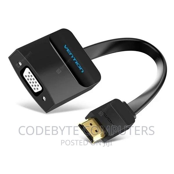 Vention Flat HDMI to VGA Converter With Female Micro USB
