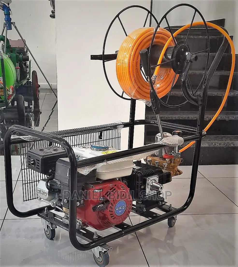 Aico Japan Trolley Sprayer Flat Type Reel Without Tank 8HP