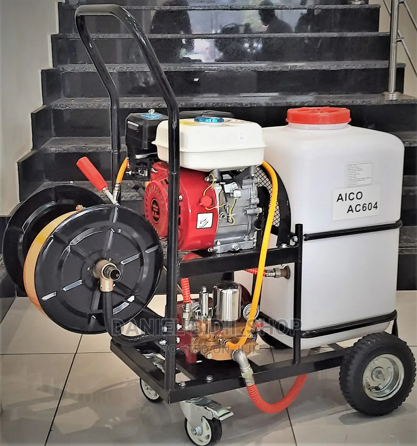 Aico Japan Trolley Sprayer With Tank 60litres Engine 7HP
