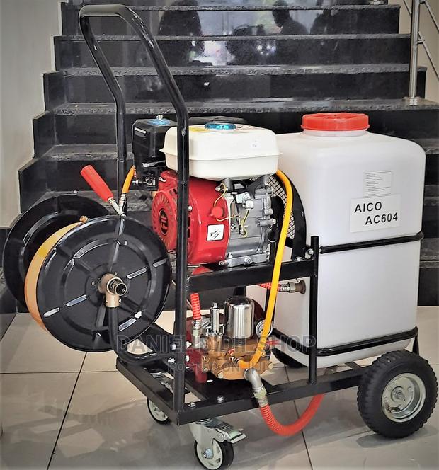 Aico Japan Trolley Sprayer With Tank 60litres Engine 7HP