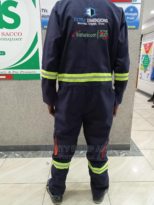 Branded Overalls/ Cotton Twill Fabric - main view