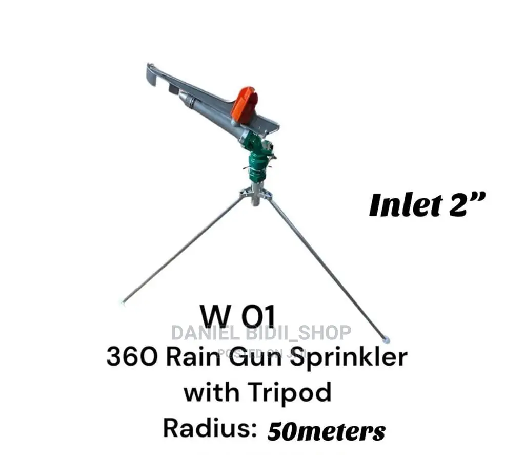 Rain Gun Sprinkler With Tripod