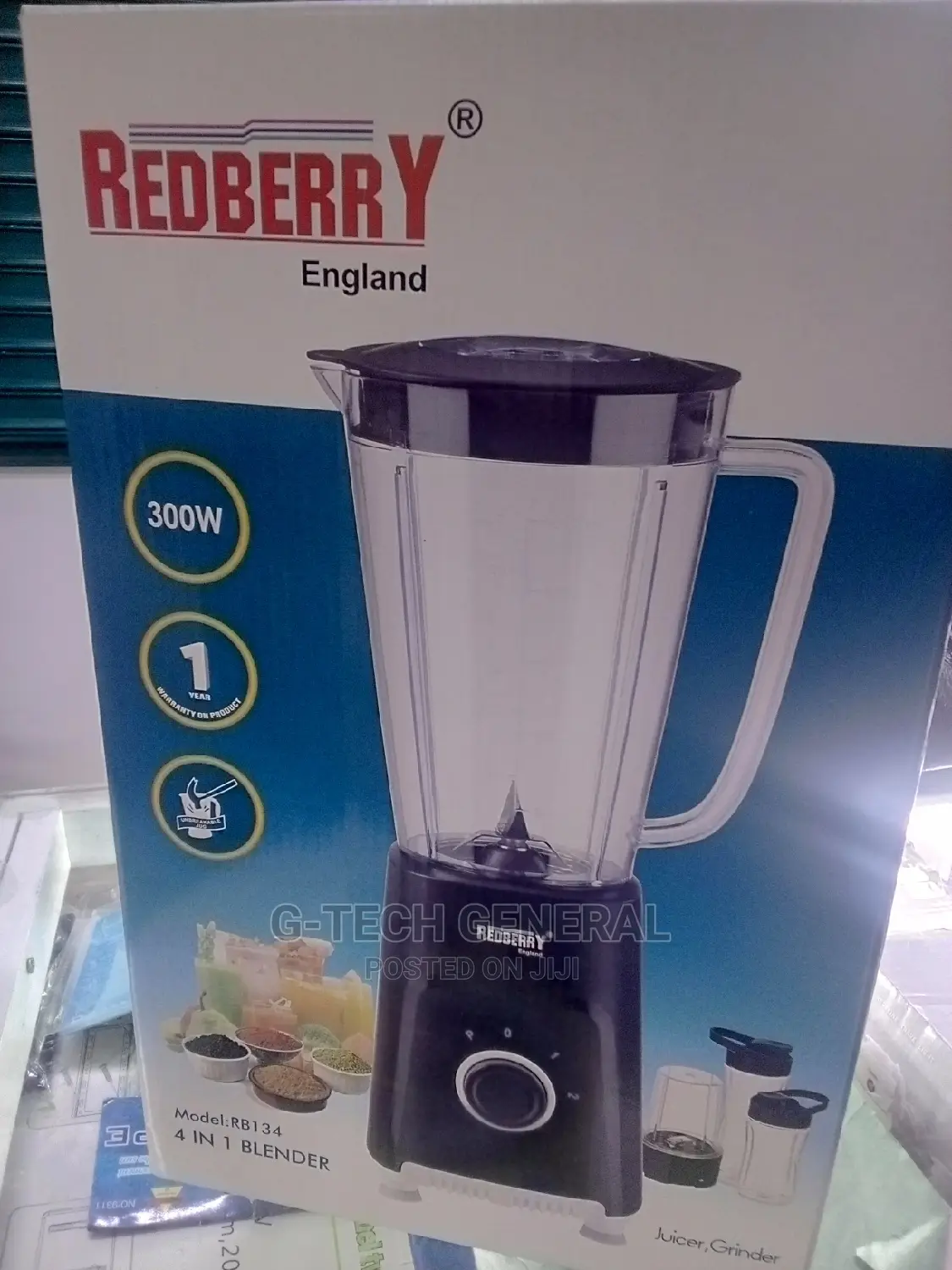 Redberry Brand New 4in1 Blender 300w