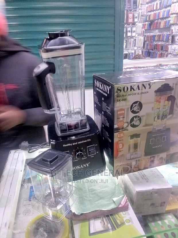 Sokany 2in1 5000w Commercial Blender With Grinder - main view