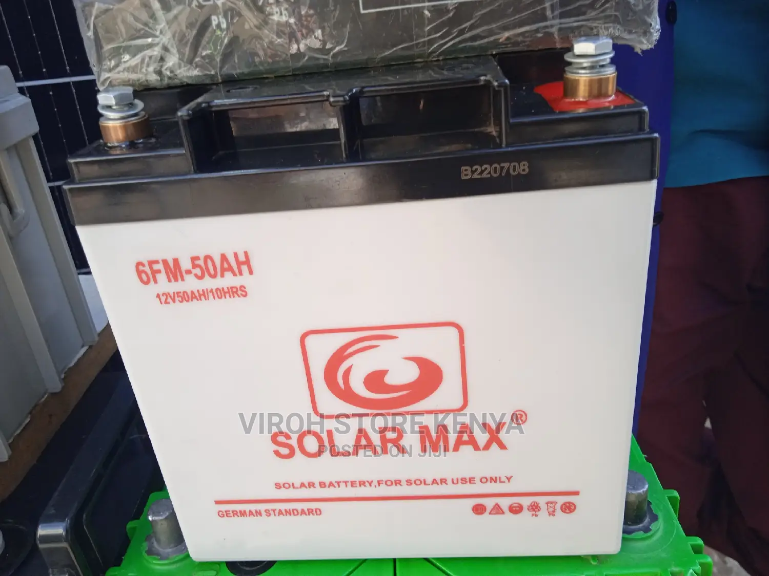 Solarmax 6FM 12V 50ah 10hrs Battery From Germany