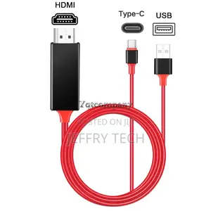 For Apple / Type C Phone to HDMI HDTV AV TV Adapter Cable Co