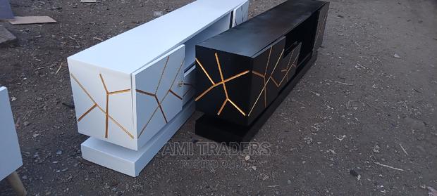 6 Feet Goden Tv Stands With LED Lights S