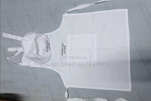 Branded White Apron Hat CBC Kidset Kitchen Ware - main view