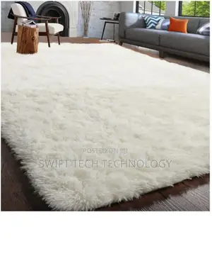 Fluffy Carpet White