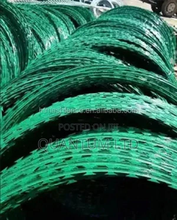 Rasor Wire /Green Rasor Barded Wire - thumbnail 2