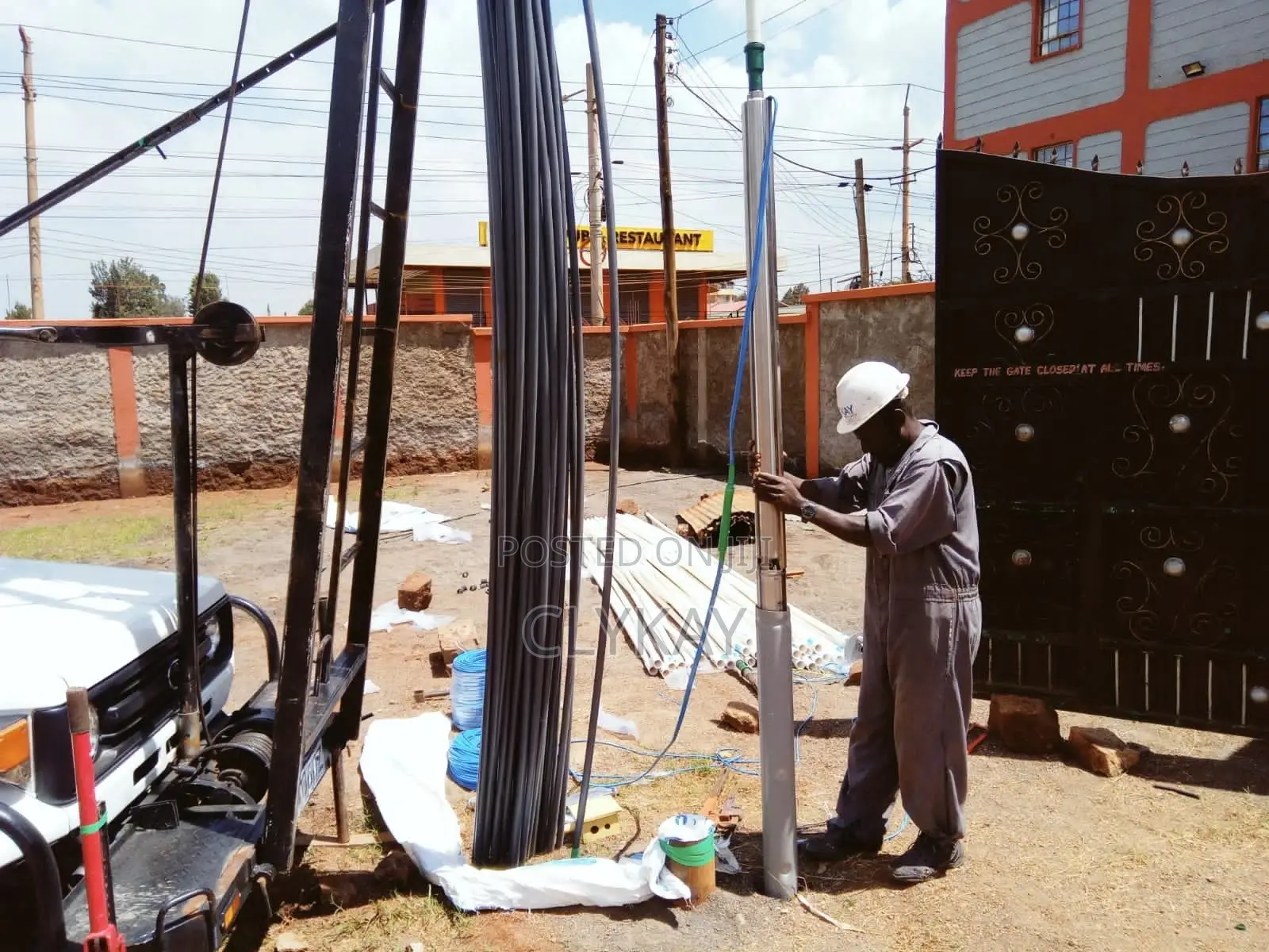 Borehole Pump Installation, Submersible Pumps and Equipping
