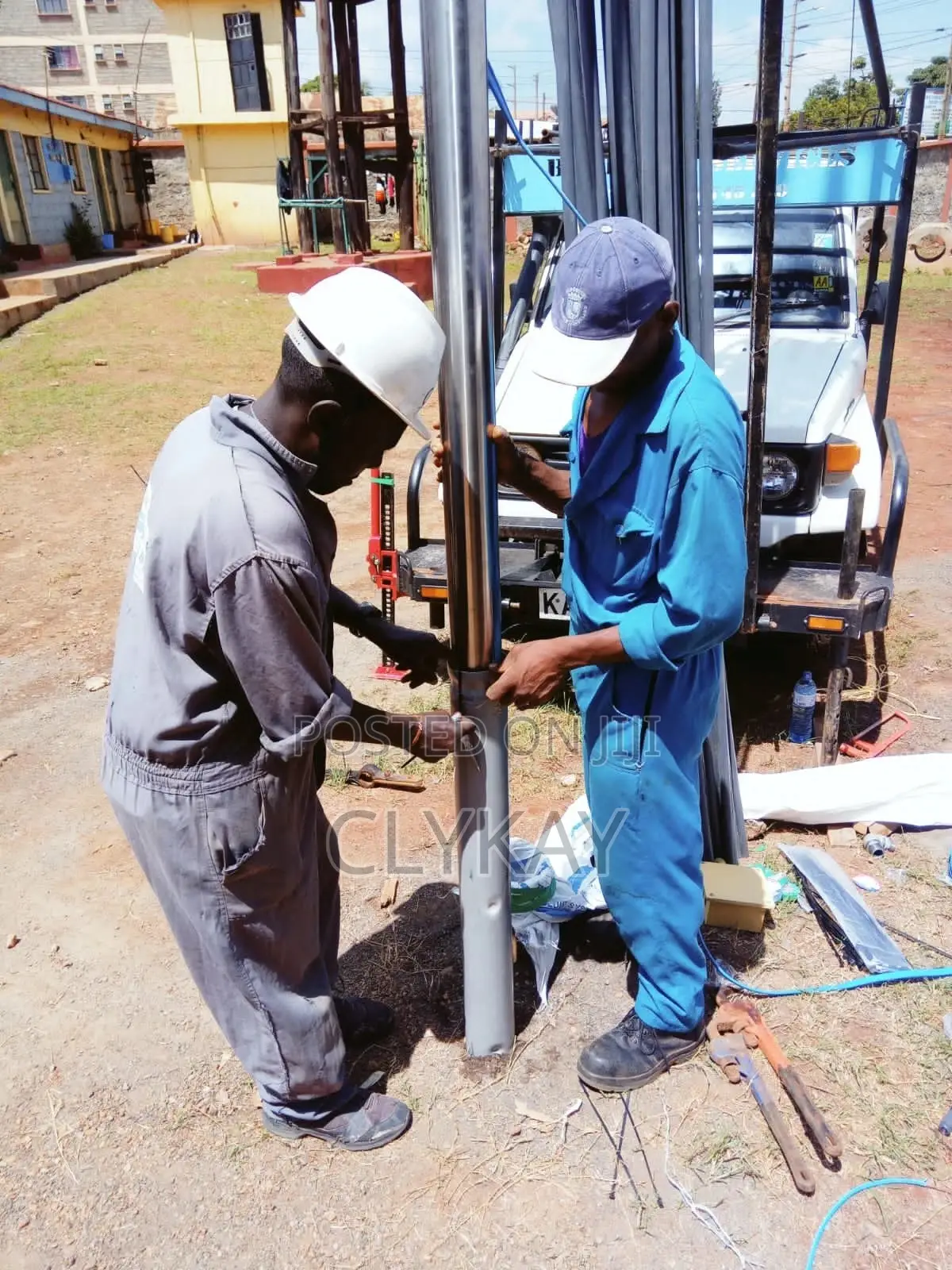 Borehole Pump Installation, Submersible Pumps and Equipping