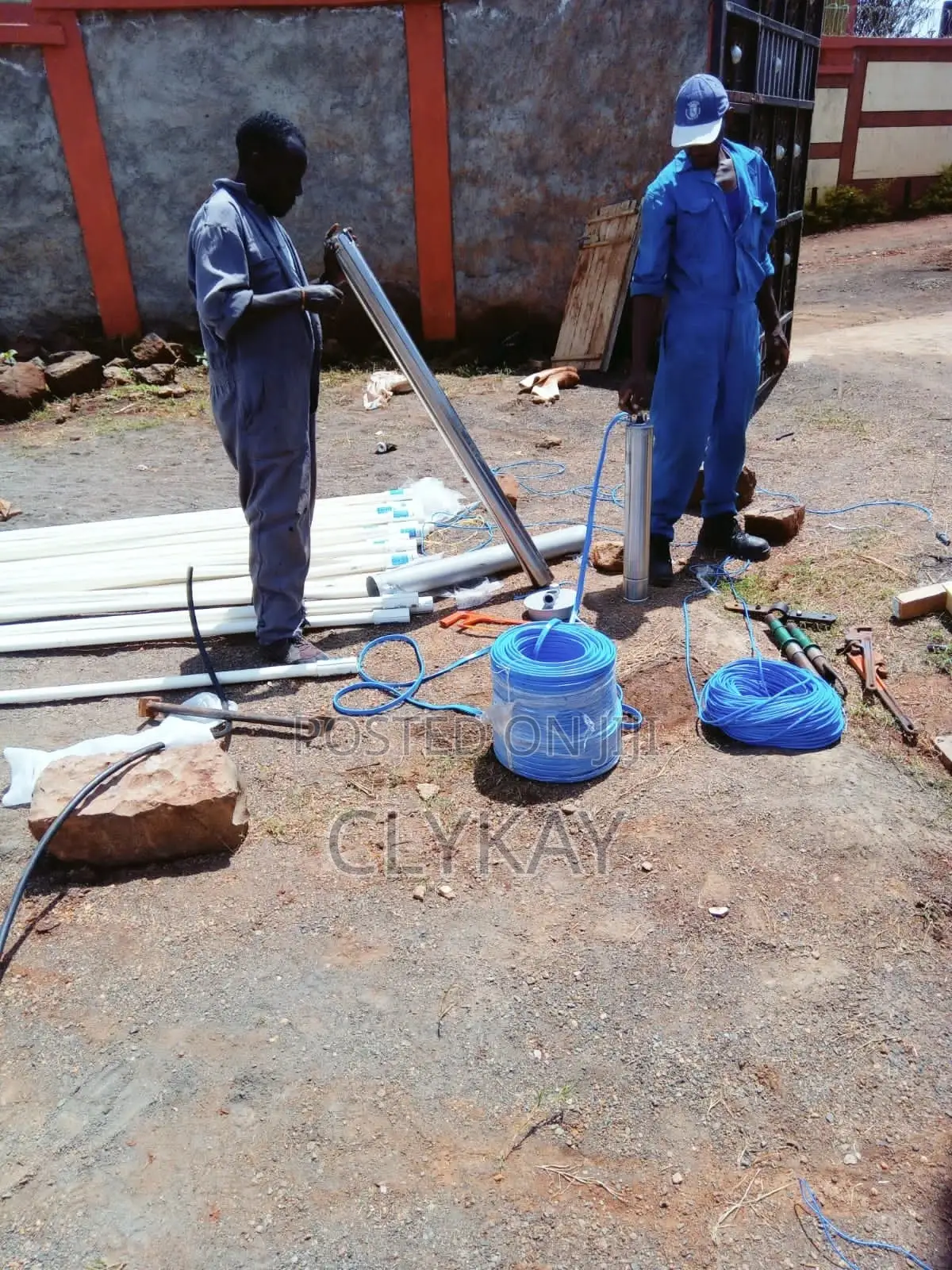 Borehole Pump Installation, Submersible Pumps and Equipping