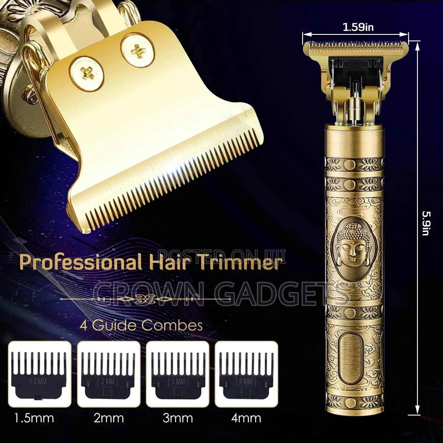Zero Gapped Clipper Professional Cordless Haircut Trimmer