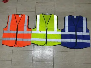 Reflector Jackets (4 Strips With Zip)