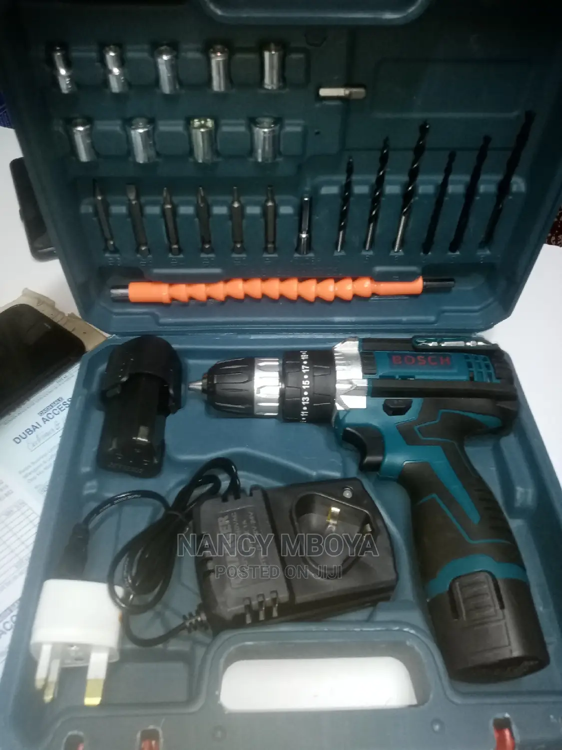Rechargeable Electric Cordless Drill 12v With Two Batteries