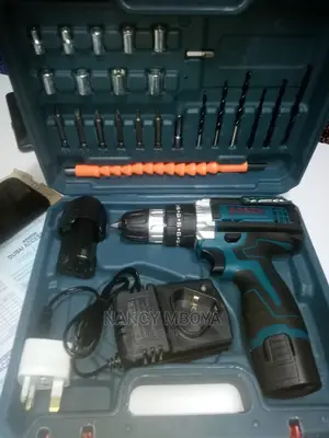 Rechargeable Electric Cordless Drill 12v With Two Batteries