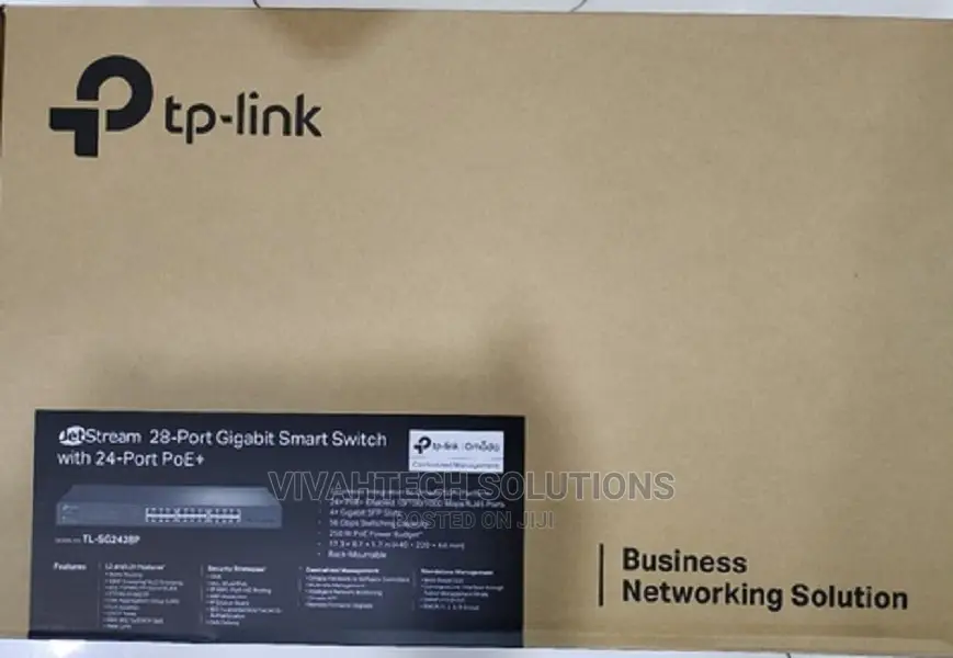 Tp-Link 28-Port Jetstream Gigabit Smart Switch Tl-Sg2428p