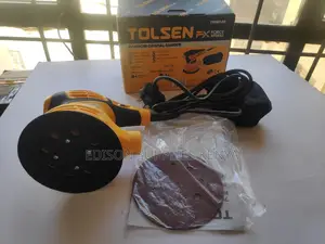 Tolsen Orbital Sander + Free Sand Papers Dust Bag Heavy Duty