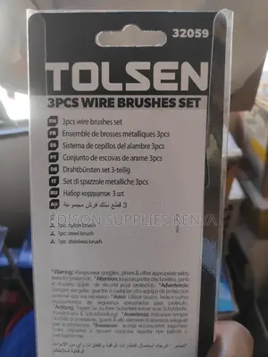 Wire Brush Tolsen 3pcs Wire Brushes Set 7" Small Handy Brush