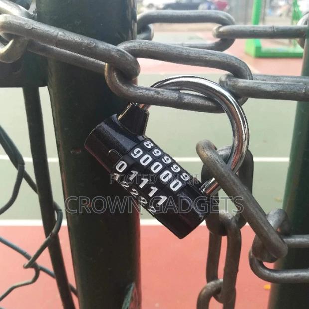 5 Dial Digit Code Combination Padlock, Security - main view