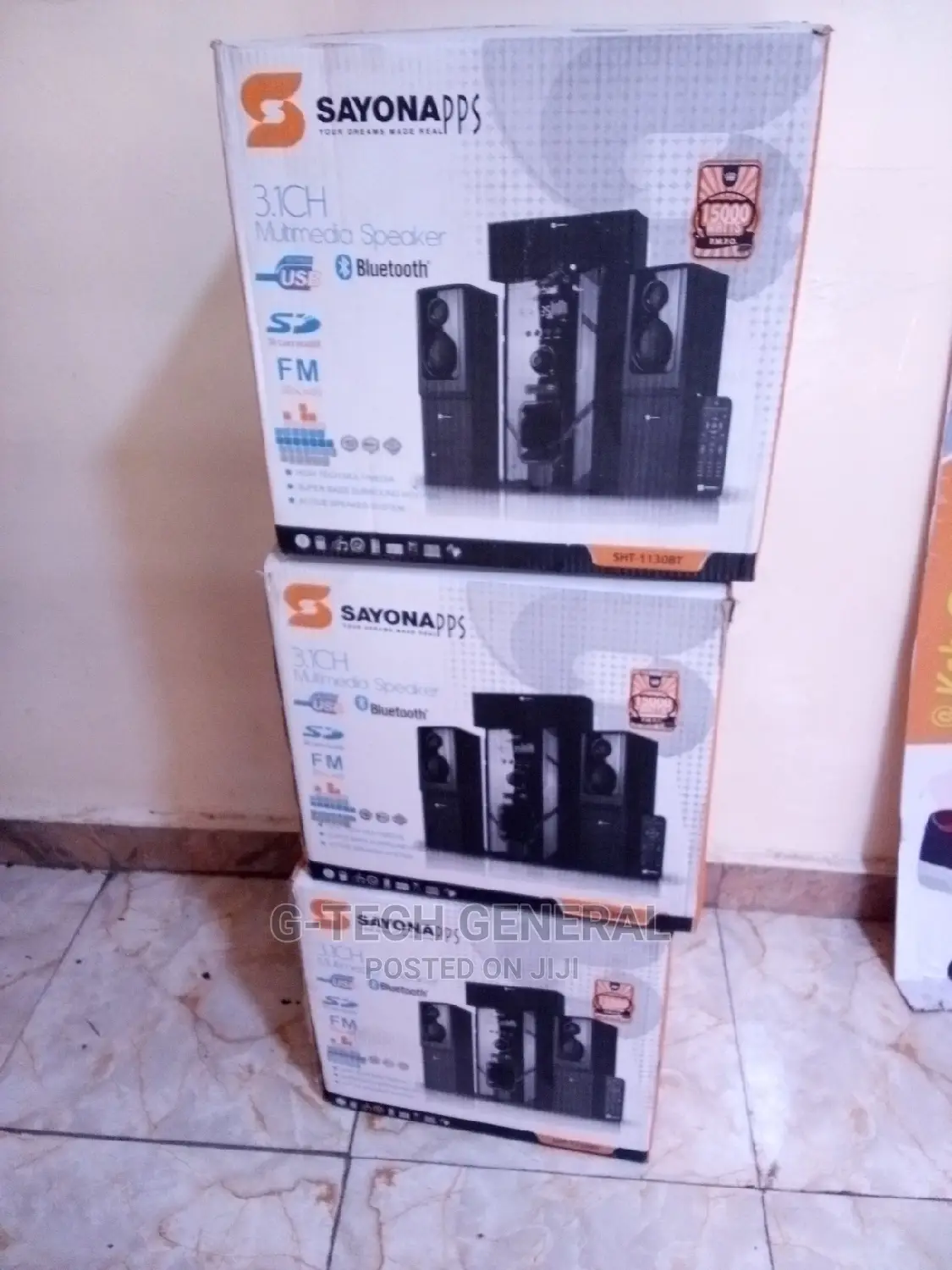 Sayona 15000watts 3.1 Multimedia Speaker