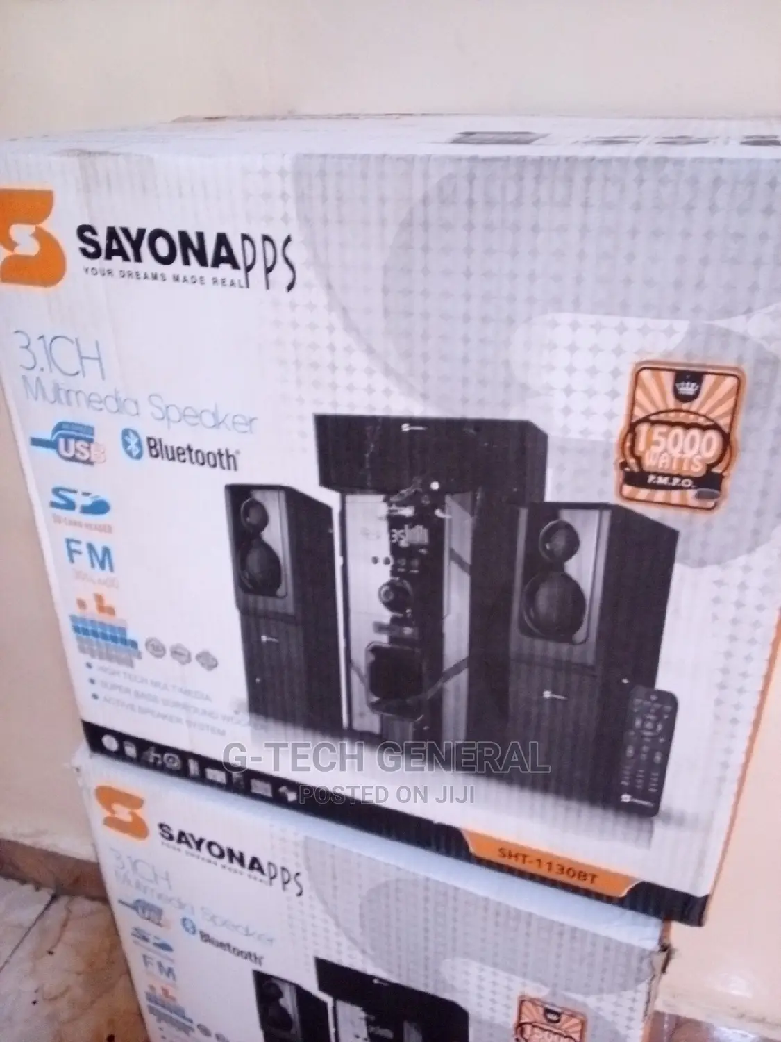 Sayona SHT-1130bt 3.1 Multimedia Speaker With Bluetooth