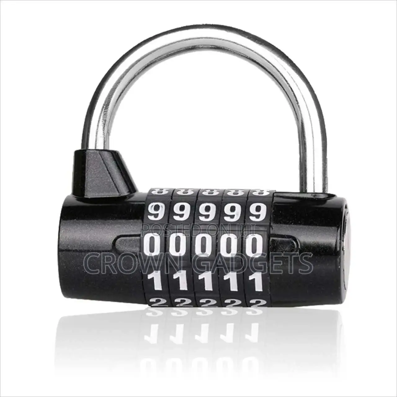Quality 48mm Steel 5 Dial Combination Padlock