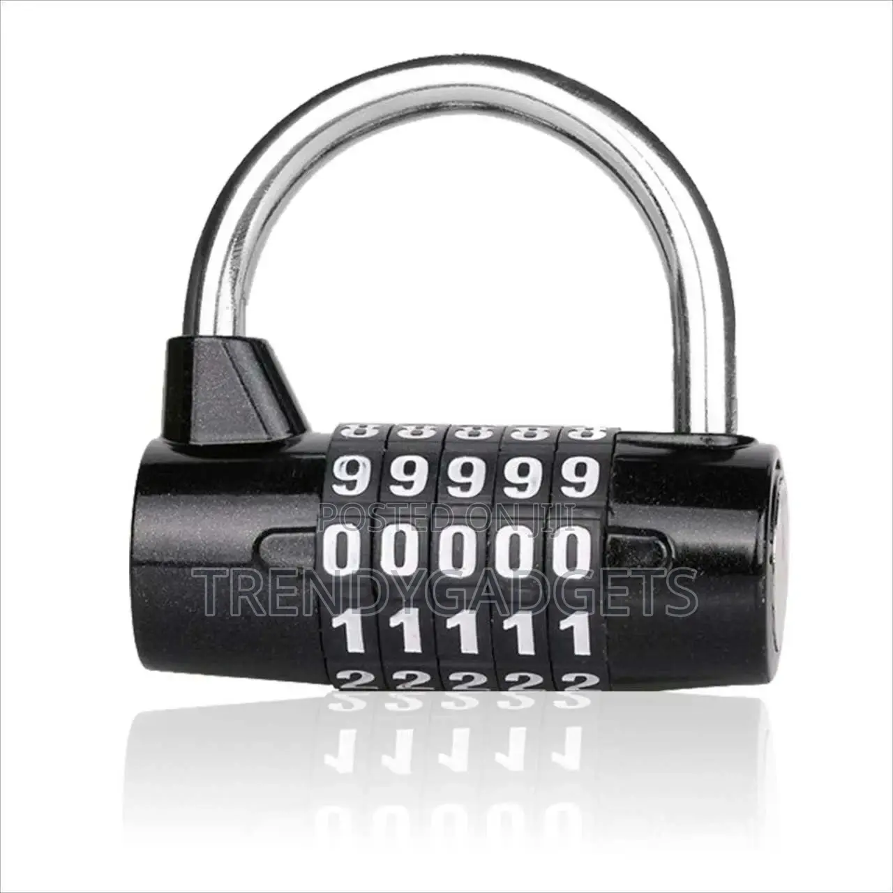 Quality 48mm Steel 5 Dial Combination Padlock