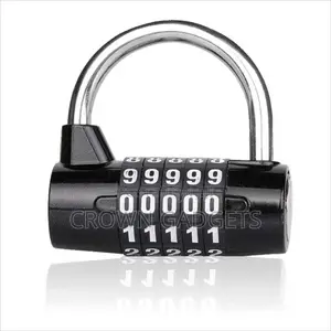 Quality 48mm Steel 5 Dial Combination Padlock